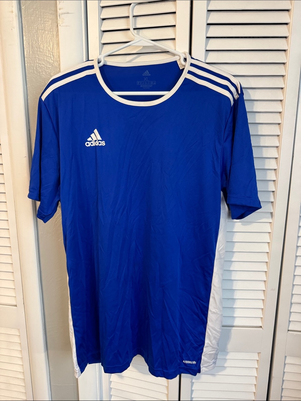 adidas Men’s Royal Blue Jersey with White Accents